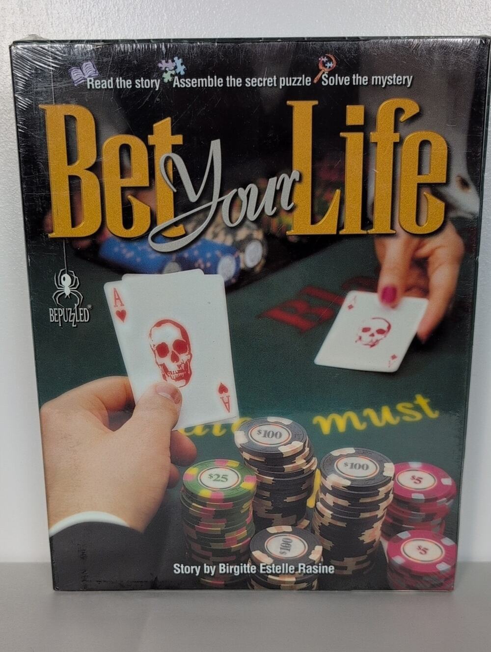 Vintage Bet Your Life NIB Mystery Story Jigsaw Puzzle